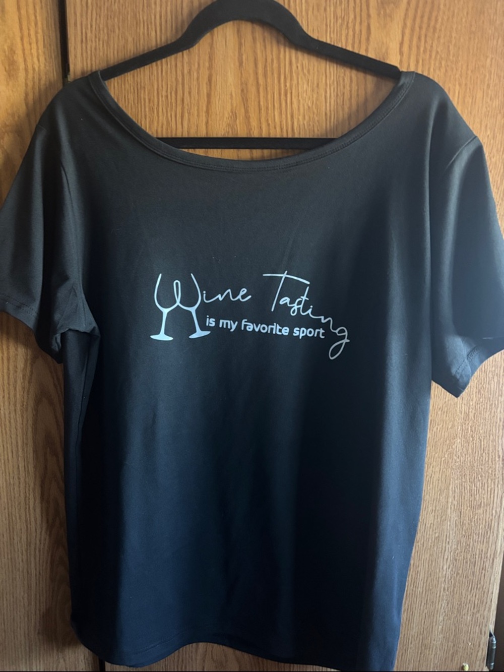 Wine Tasting Graphic Tee - Black